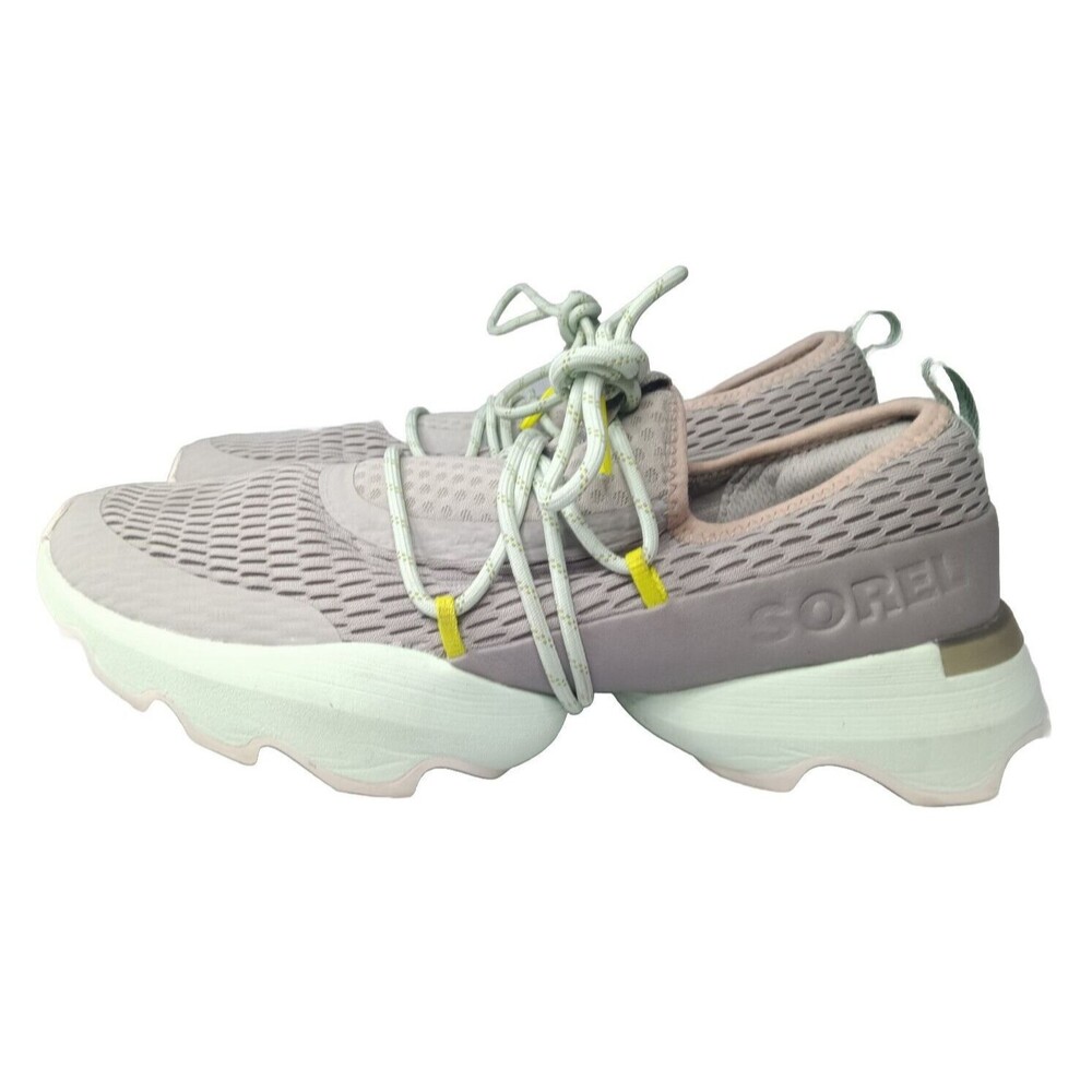 Sorel Kinetic Impact Sneakers Women's 9.5 M Shoes Dove~Sea Salt - Picture 2 of 10